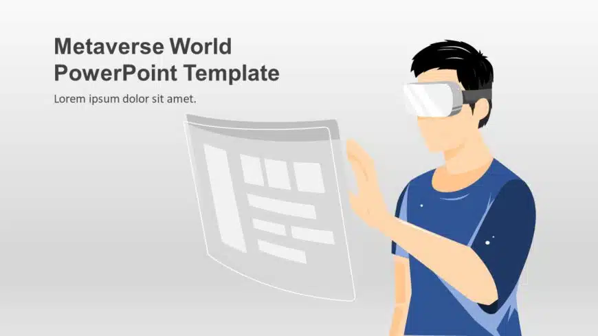 Metaverse World PowerPoint Template