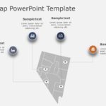 Nevada Map 2 PowerPoint Template & Google Slides Theme