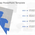 Nevada Map 5 PowerPoint Template & Google Slides Theme