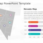Nevada Map 7 PowerPoint Template & Google Slides Theme