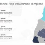 New Hampshire Map 4 PowerPoint Template & Google Slides Theme