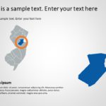 New Jersey Map 2 PowerPointTemplate