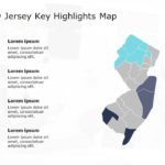 New Jersey Map 7 PowerPoint Template