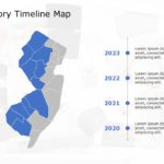 New Jersey Map 4 PowerPoint Template