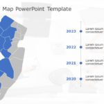 New Jersey Map 5 PowerPoint Template & Google Slides Theme