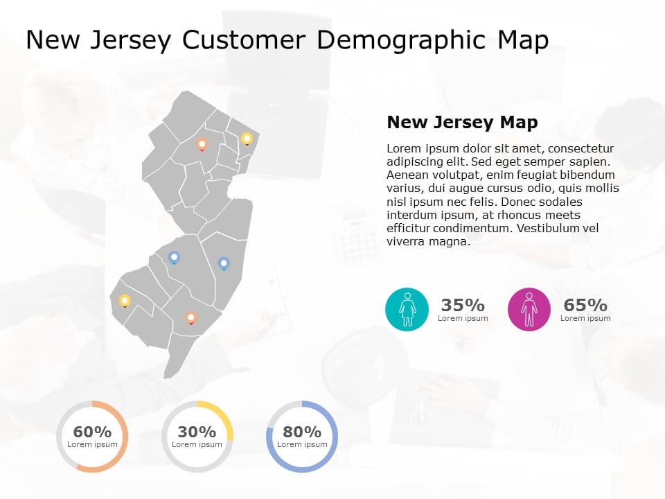New Jersey Map 6 PowerPoint Template & Google Slides Theme