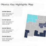 New Mexico Map 2 PowerPointTemplate