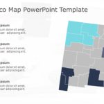 New Mexico Map 4 PowerPoint Template & Google Slides Theme