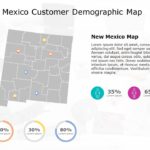 New Mexico Map 6 PowerPoint Template