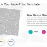 New Mexico Map 6 PowerPoint Template & Google Slides Theme