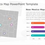 New Mexico Map 7 PowerPoint Template & Google Slides Theme