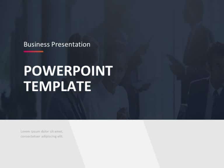 Orange Business Theme PowerPoint Template