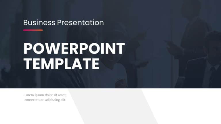 Orange Business Theme PowerPoint Template & Google Slides Theme