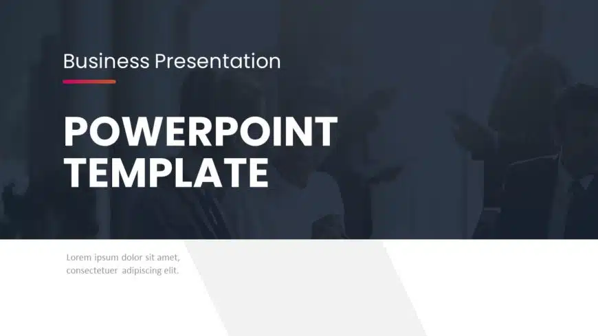 Orange Business Theme PowerPoint Template