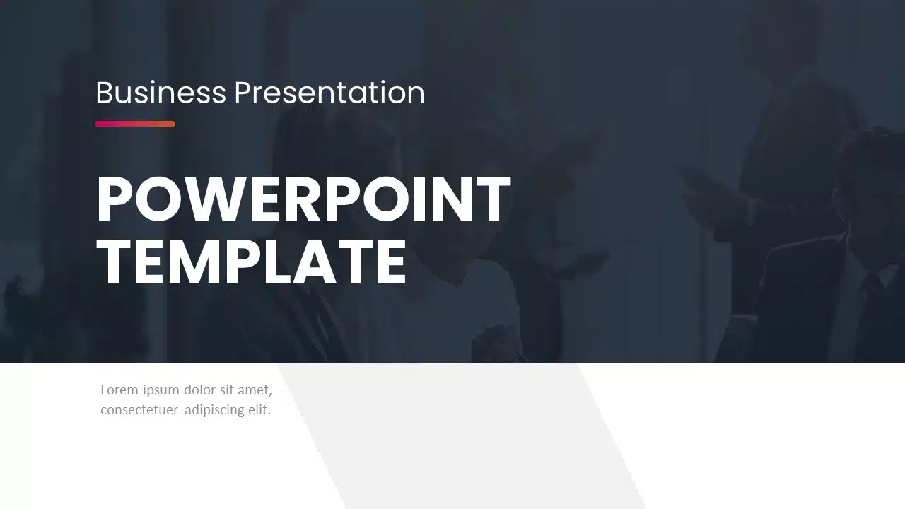 Orange Business Theme PowerPoint Template & Google Slides Theme