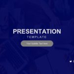 Purple Business Theme PowerPoint Template & Google Slides Theme