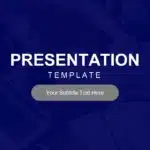 Purple Business Theme PowerPoint Template & Google Slides Theme