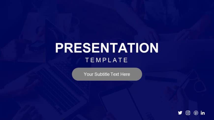 Purple Business Theme PowerPoint Template