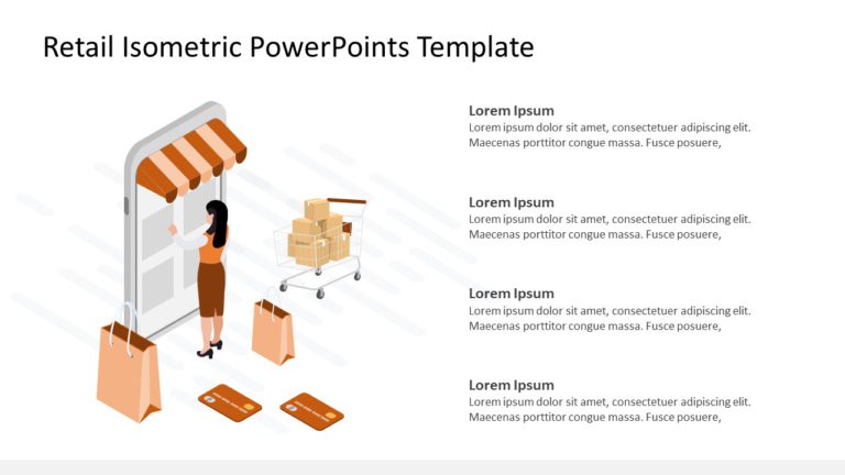 Retail Isometric PowerPoint Template & Google Slides Theme