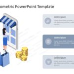 Shopping Isometric PowerPoint Template & Google Slides Theme
