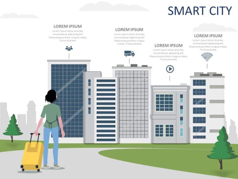 Smart City PowerPoint Template & Google Slides Theme
