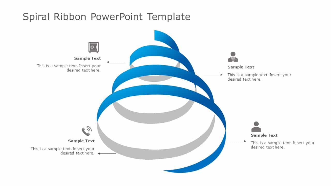 Spiral Ribbon PowerPoint Template & Google Slides Theme