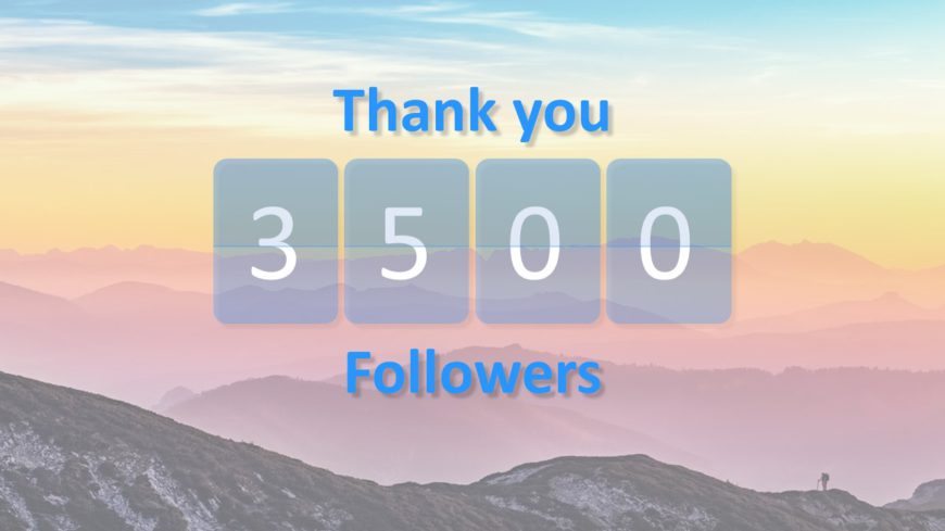 Thank You Followers PowerPoint Template