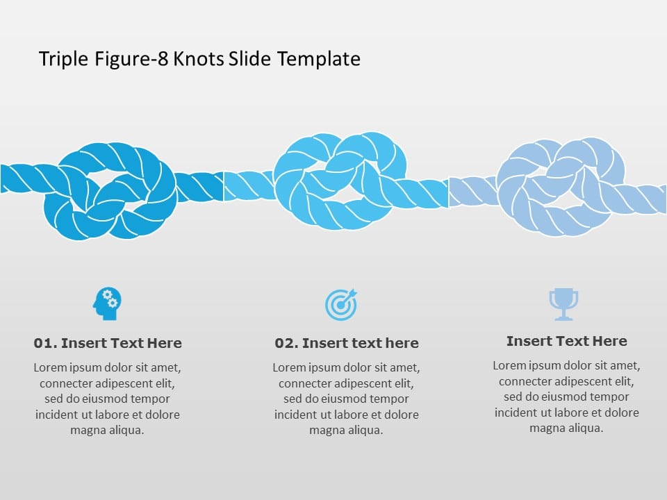 Triple Knot PowerPoint Template & Google Slides Theme