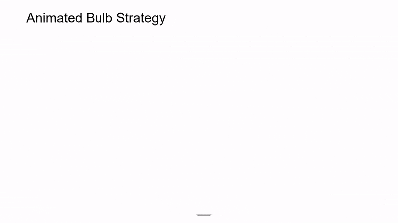 Animated Bulb Strategy
