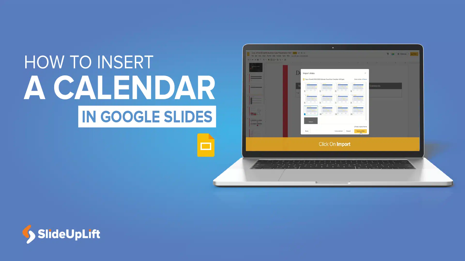 How To Insert A Calendar In Google Slides?