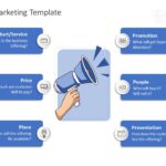 6P Marketing Mix PowerPoint Template