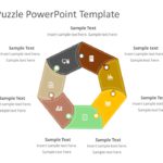 7 Circular Puzzle PowerPoint Template & Google Slides Theme