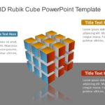 Animated 3D Rubik Cube PowerPoint Template & Google Slides Theme