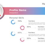 Animated Employee Profile PowerPoint Template & Google Slides Theme