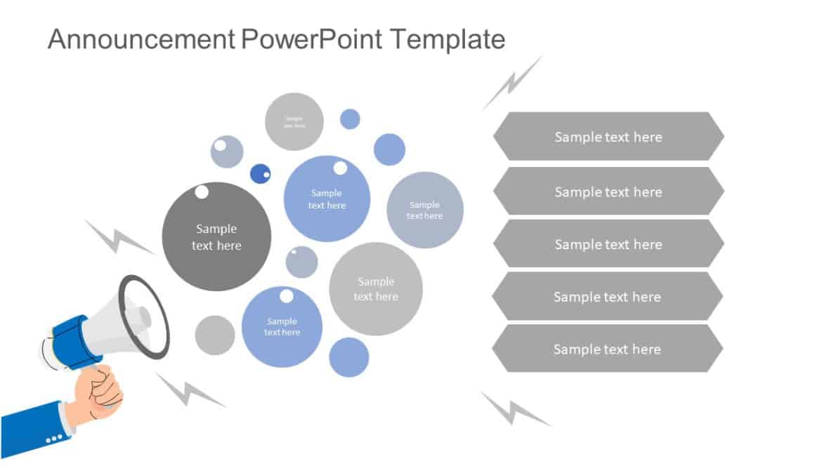 Editable Announcement Templates For PowerPoint | SlideUpLift