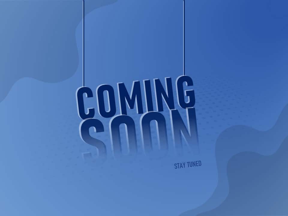 Coming Soon Banner PowerPoint Template
