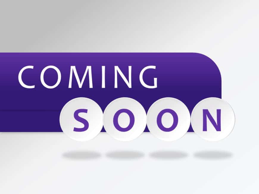 Coming Soon Infographic PowerPoint Template