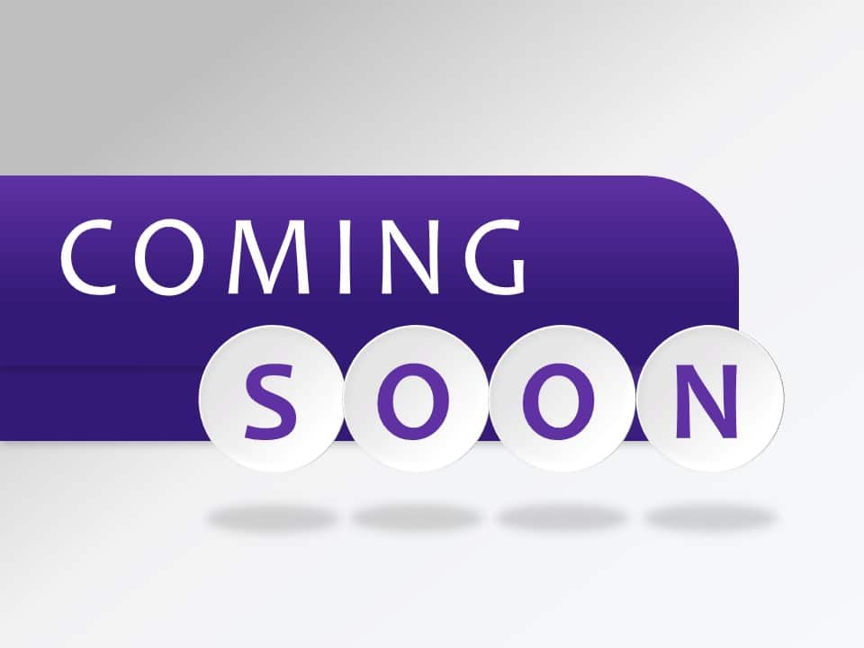 Coming Soon Infographic PowerPoint Template