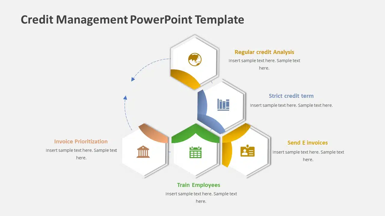 Credit Management PowerPoint Template & Google Slides Theme