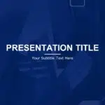 Dark Blue PowerPoint Background & Google Slides Theme