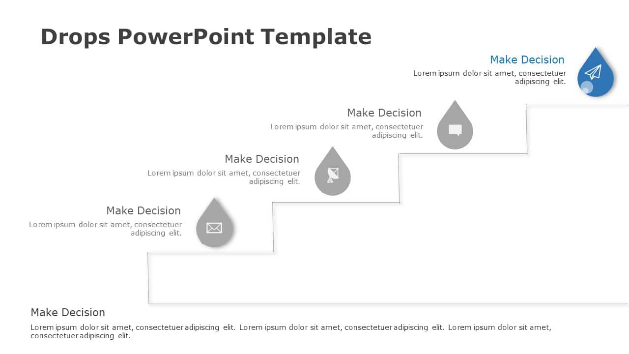 Drops PowerPoint Template & Google Slides Theme