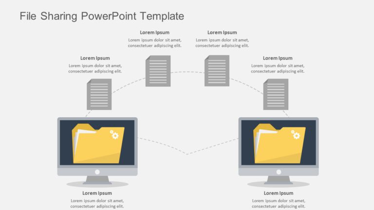 File Sharing Powerpoint Template & Google Slides Theme