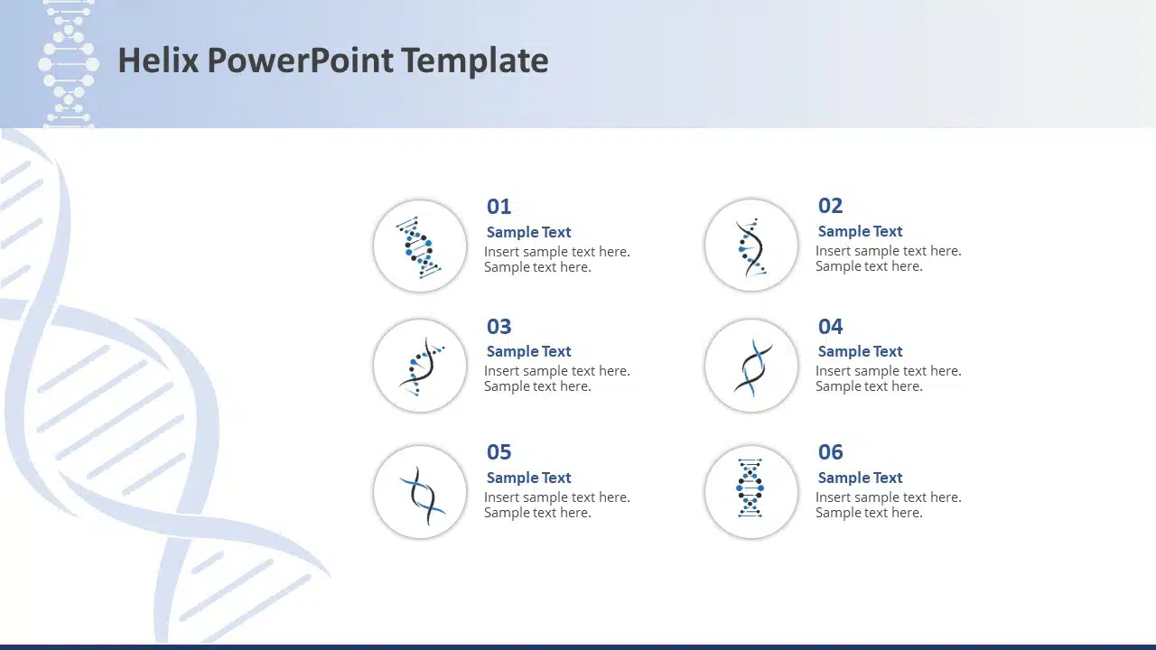 Helix PowerPoint Template & Google Slides Theme