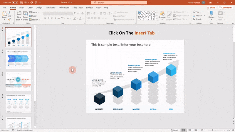 Shows how to add background music in powerpoint presentations