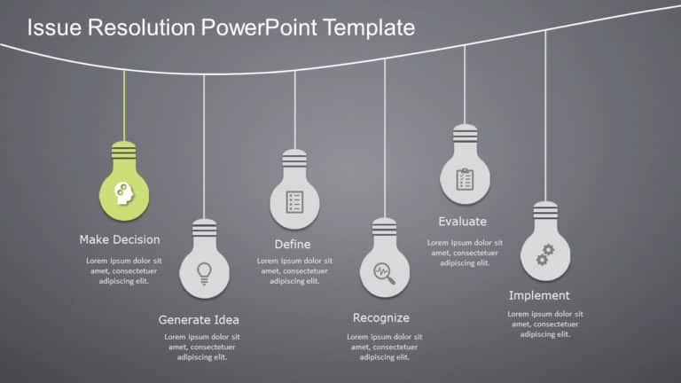 Issue Resolution PowerPoint Template & Google Slides Theme