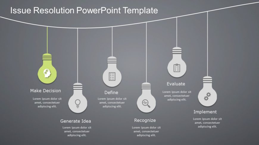 Issue Resolution PowerPoint Template