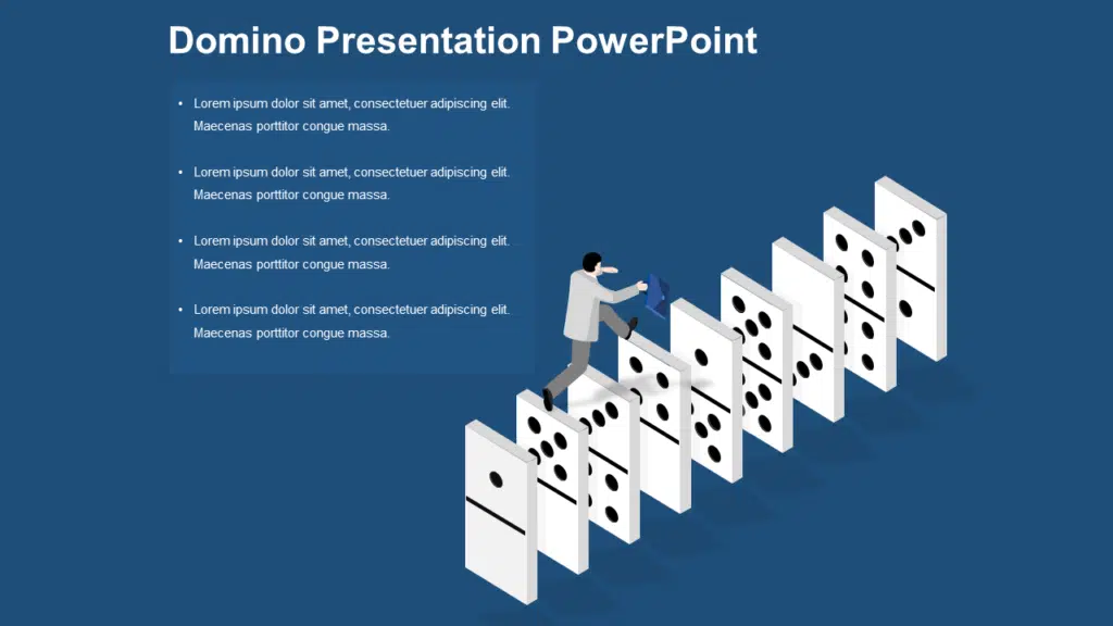 Domino Effect PowerPoint Template