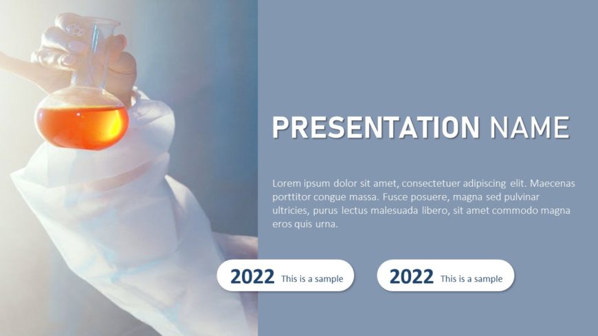 Lab Cover PowerPoint Template