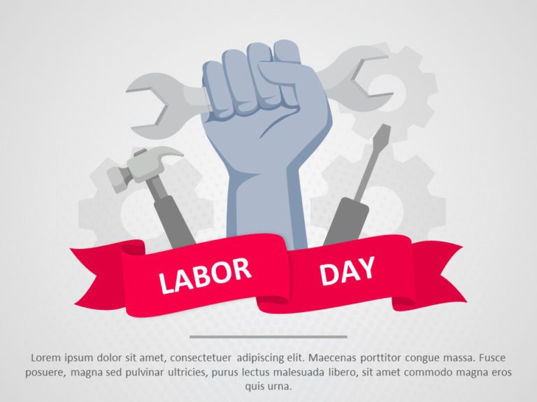 Labor Day Poster PowerPoint Template
