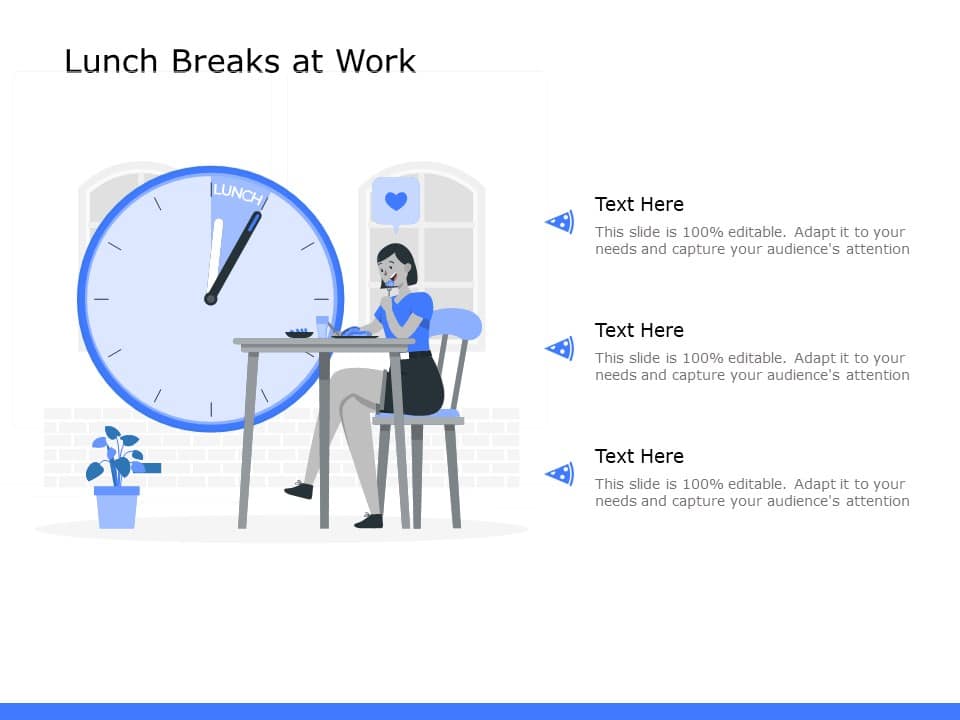 Lunch Break PowerPoint Template & Google Slides Theme